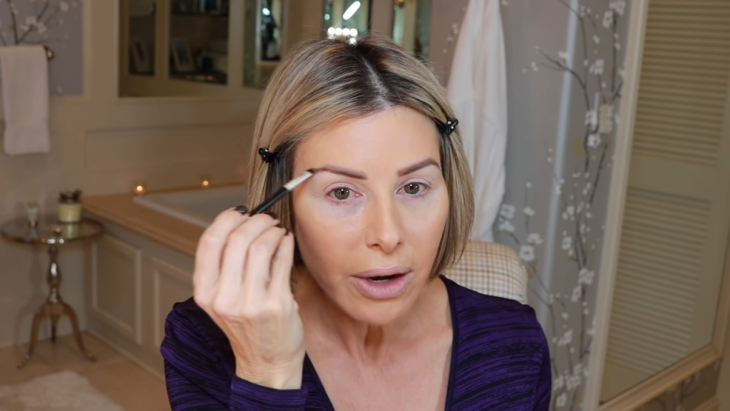 lifted brows